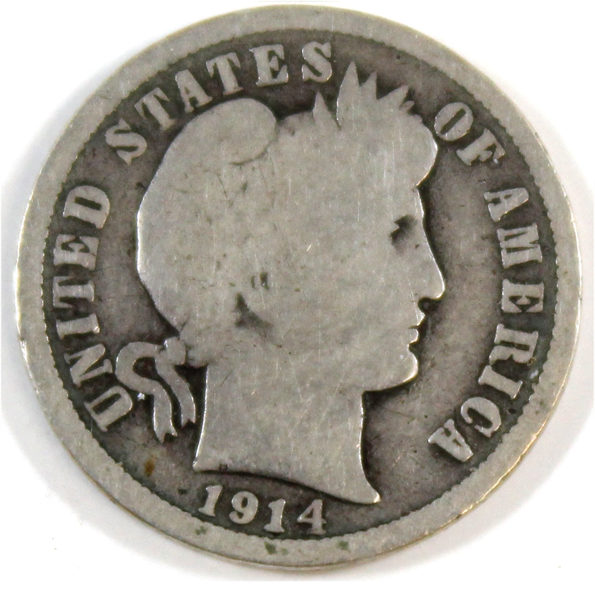 1914 D USA Dime Good (G-4)