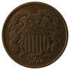 1865 USA 2 Cents F-VF (F-15)