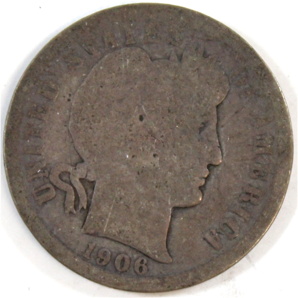 1906 USA Dime About Good (AG-3)