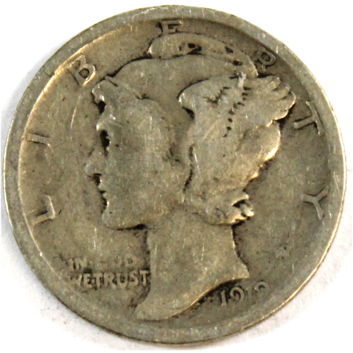 1919 S USA Dime G-VG (G-6)