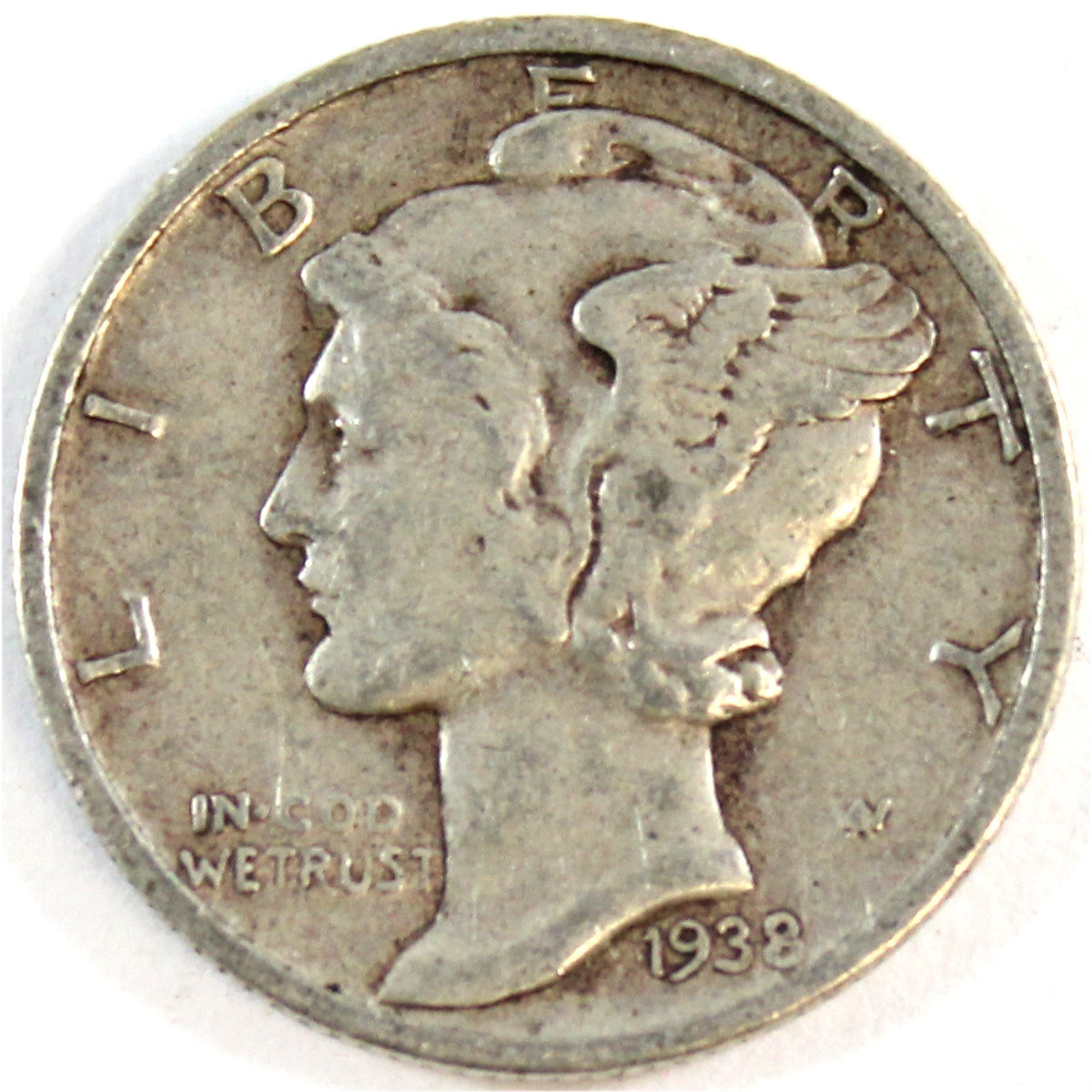 1938 D USA Dime Very Fine (VF-20)