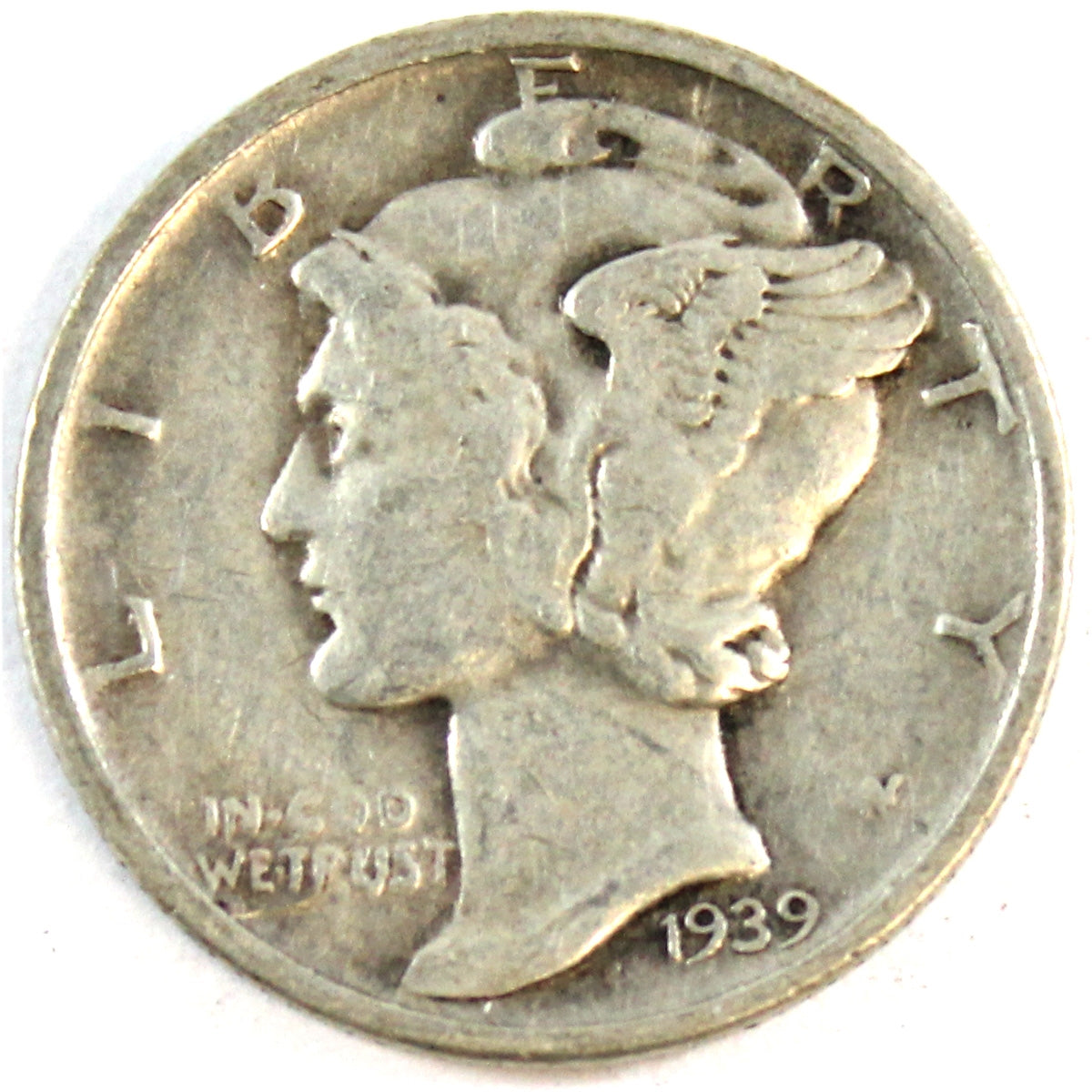 1939 D USA Dime Very Fine (VF-20)