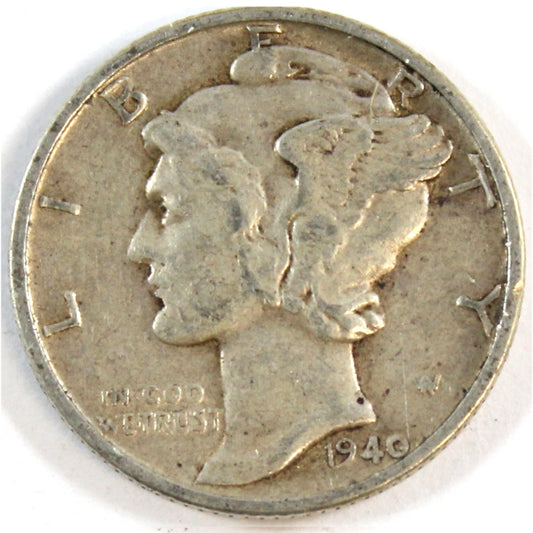 1940 USA Dime Very Fine (VF-20)