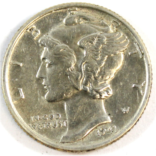 1941 USA Dime EF-AU (EF-45)