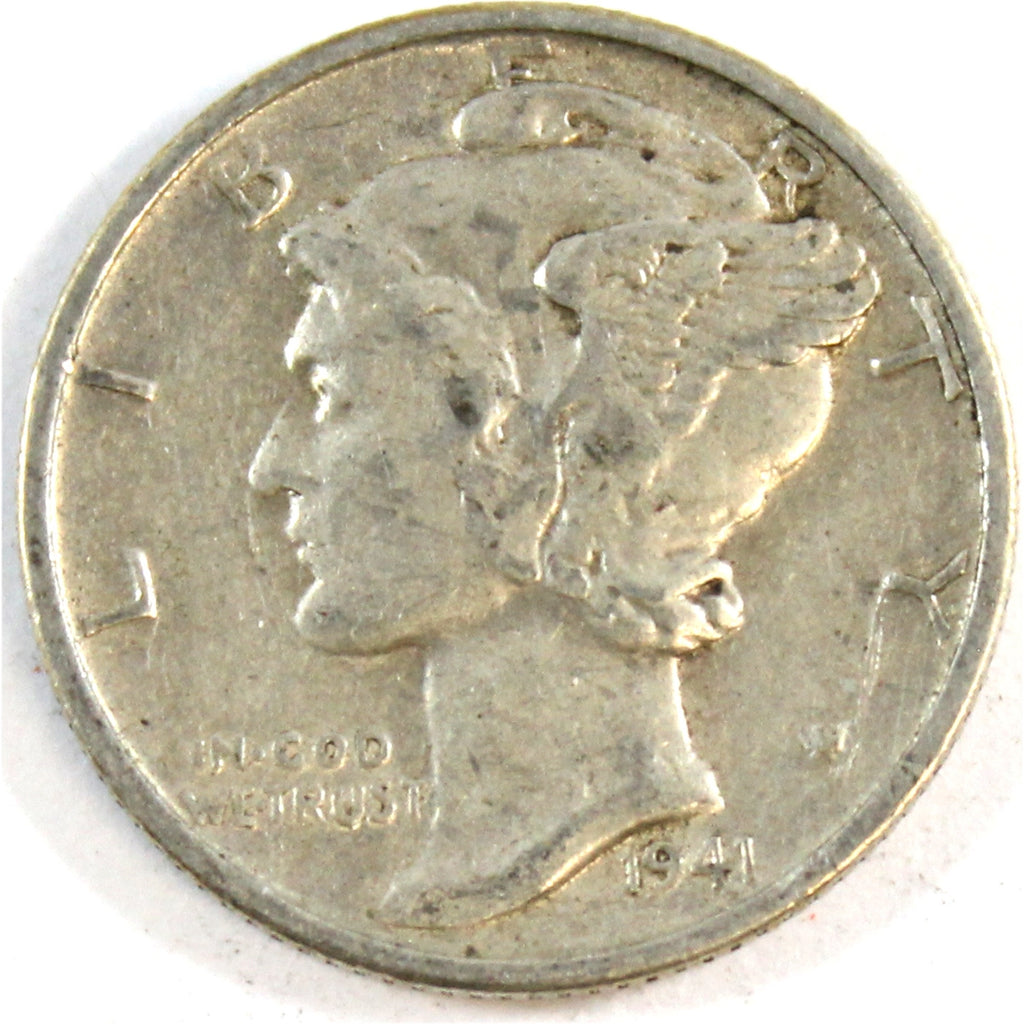 1941 D USA Dime Very Fine (VF-20)