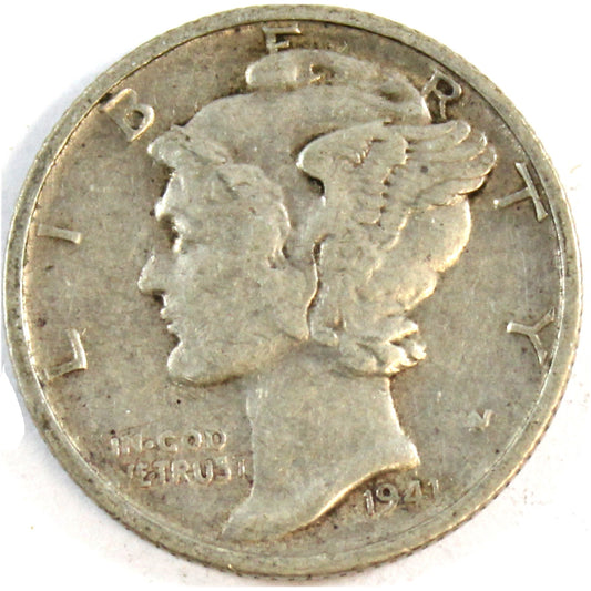 1941 S USA Dime VF-EF (VF-30)