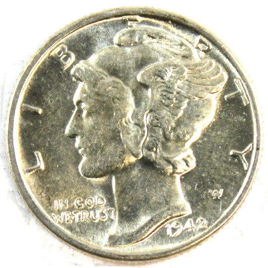 1942 USA Dime Brilliant Uncirculated (MS-63)