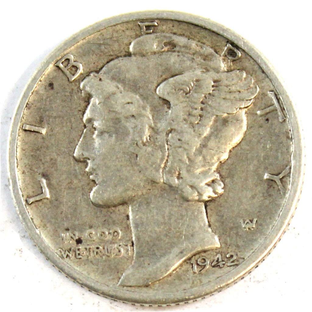 1942 D USA Dime VF-EF (VF-30)