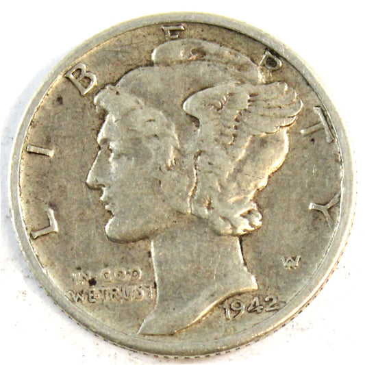 1942 D USA Dime VF-EF (VF-30)