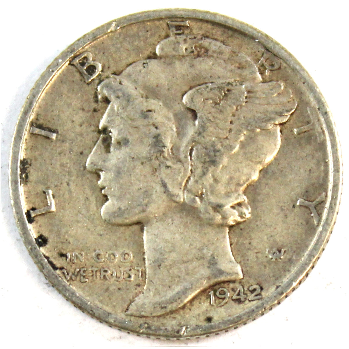 1942 S USA Dime Extra Fine (EF-40)