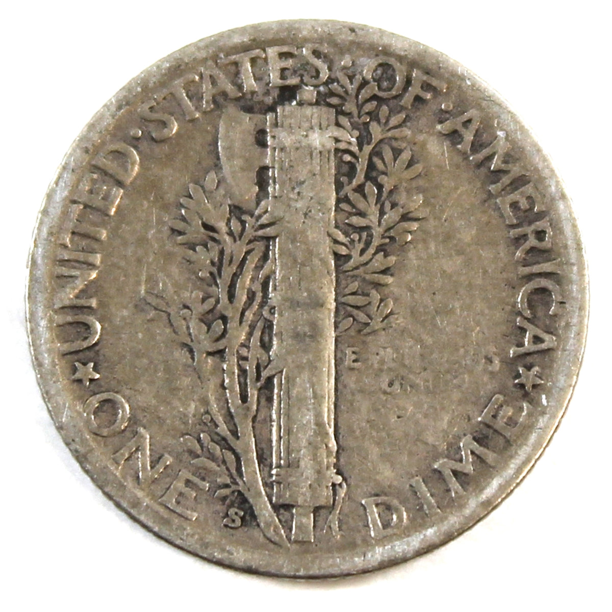 1937 S USA Dime Circulated