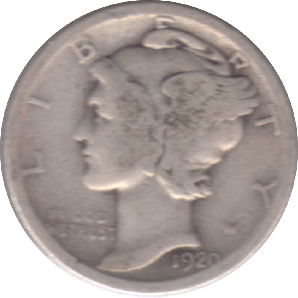 1920 USA Dime Circulated