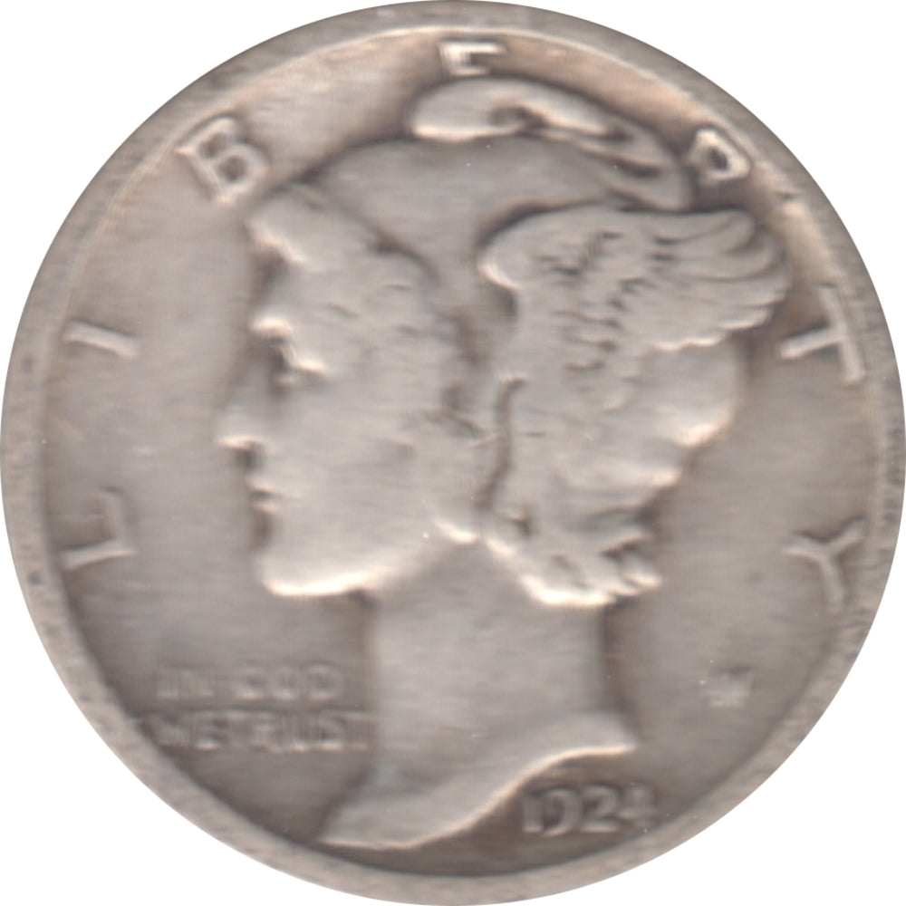 1924 USA Dime Circulated