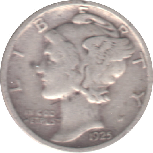 1925 USA Dime Circulated