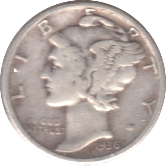 1936 USA Dime Circulated