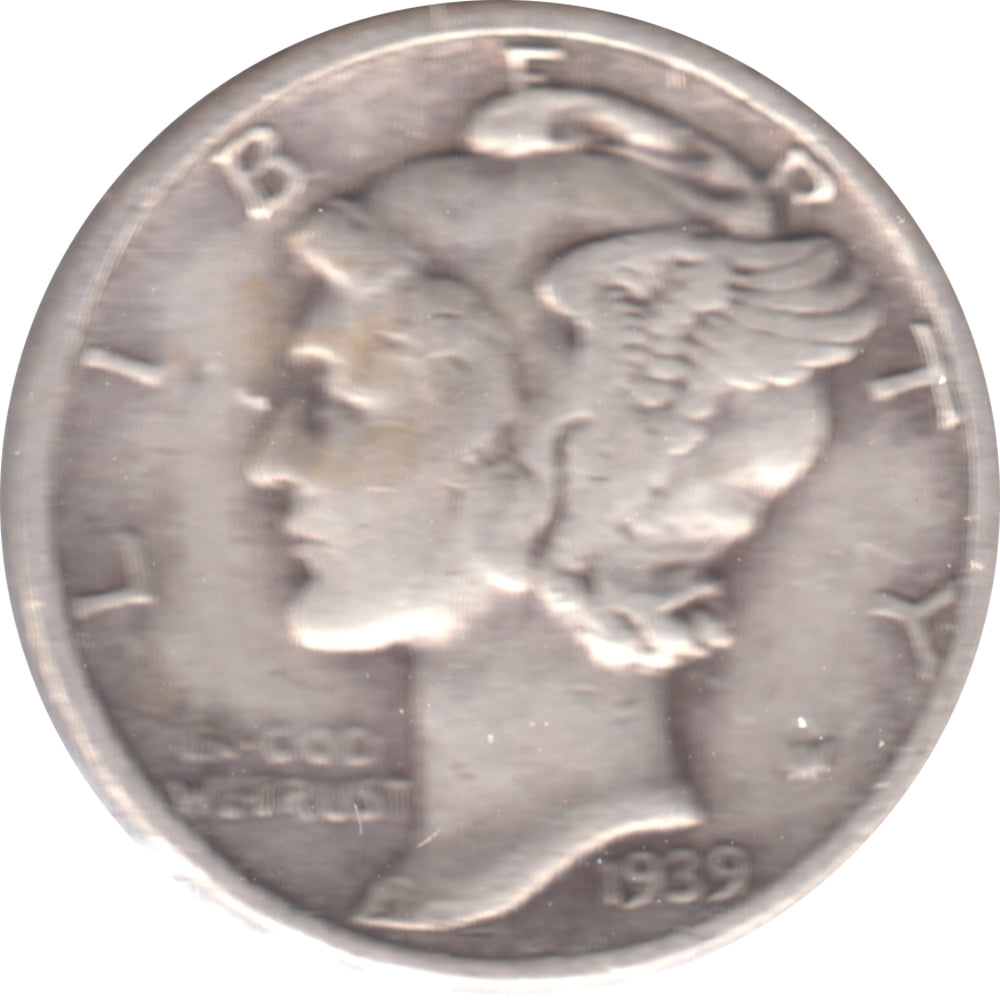 1939 USA Dime Circulated