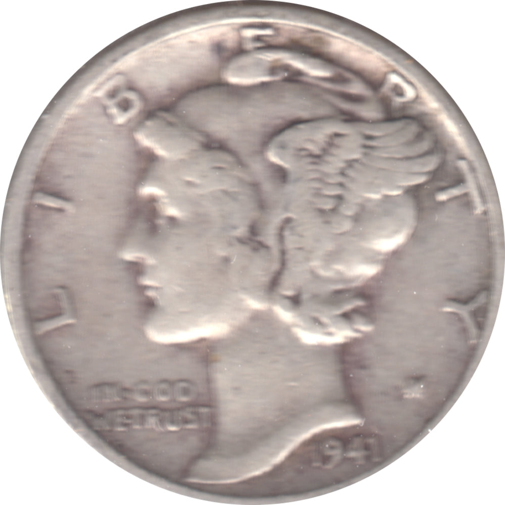 1941 USA Dime Circulated