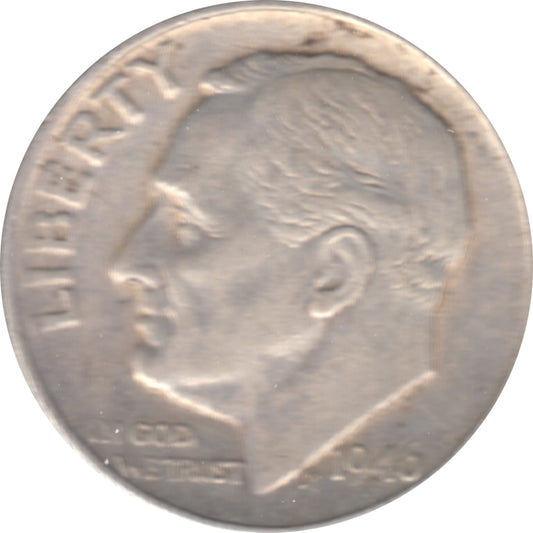 1946 USA Dime Circulated