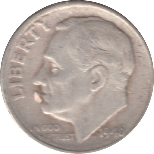 1946 D USA Dime Circulated