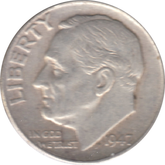 1947 USA Dime Circulated