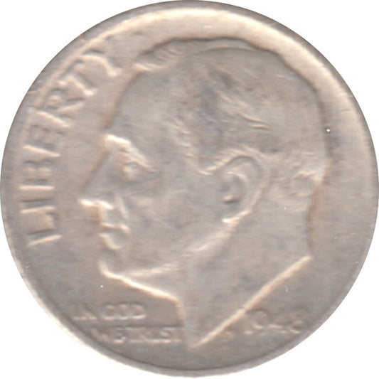 1948 D USA Dime Circulated