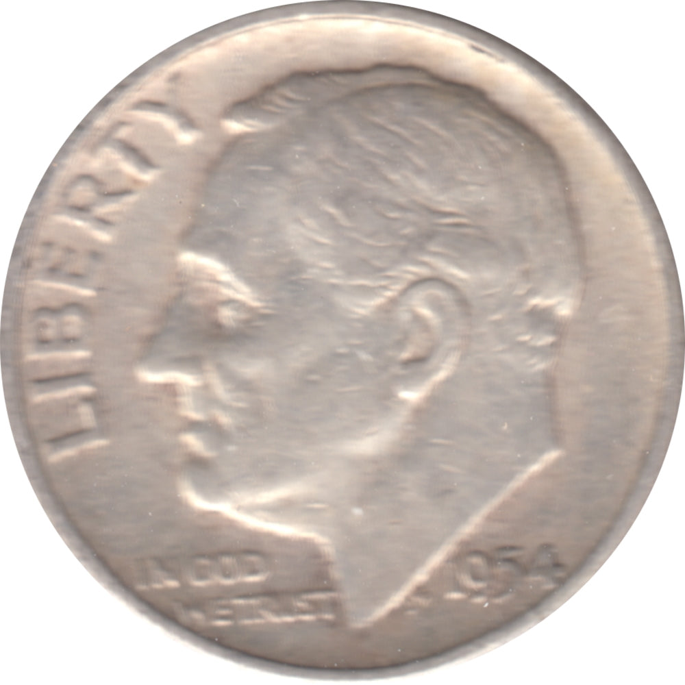 1954 USA Dime Circulated