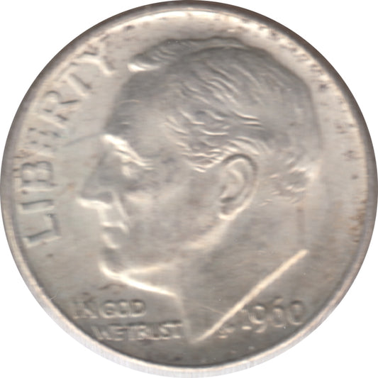 1960 D USA Dime Circulated