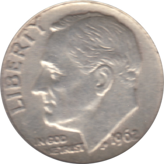 1962 USA Dime Circulated