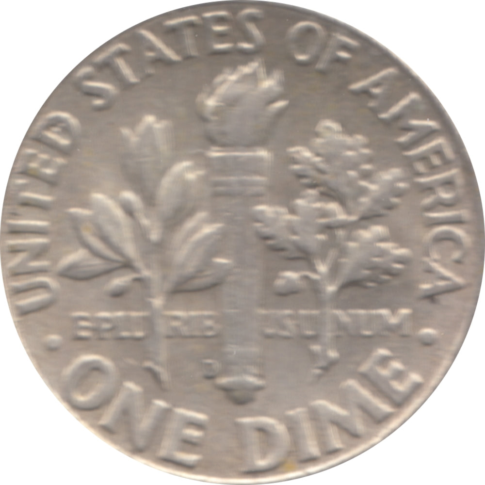 1963 D USA Dime Circulated