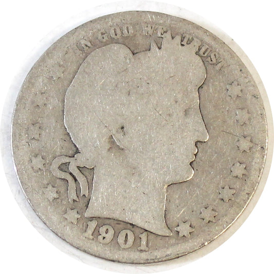 1901 USA Quarter Poor