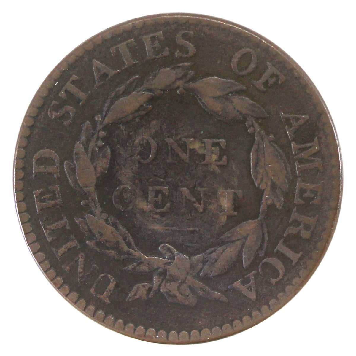 1821 USA Cent VG-F (VG-10) $