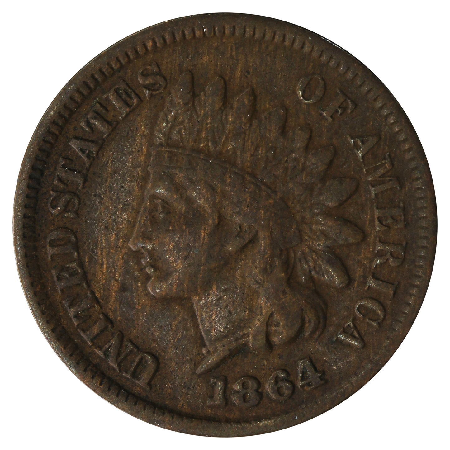 1864 Var. 3 With L USA Cent F-VF (F-15) $