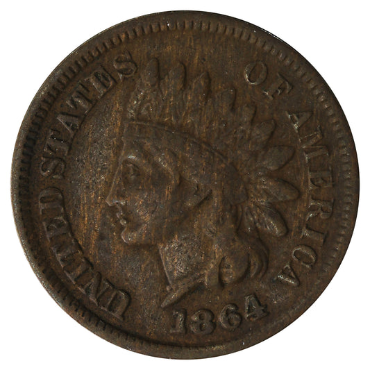 1864 Var. 3 With L USA Cent F-VF (F-15) $