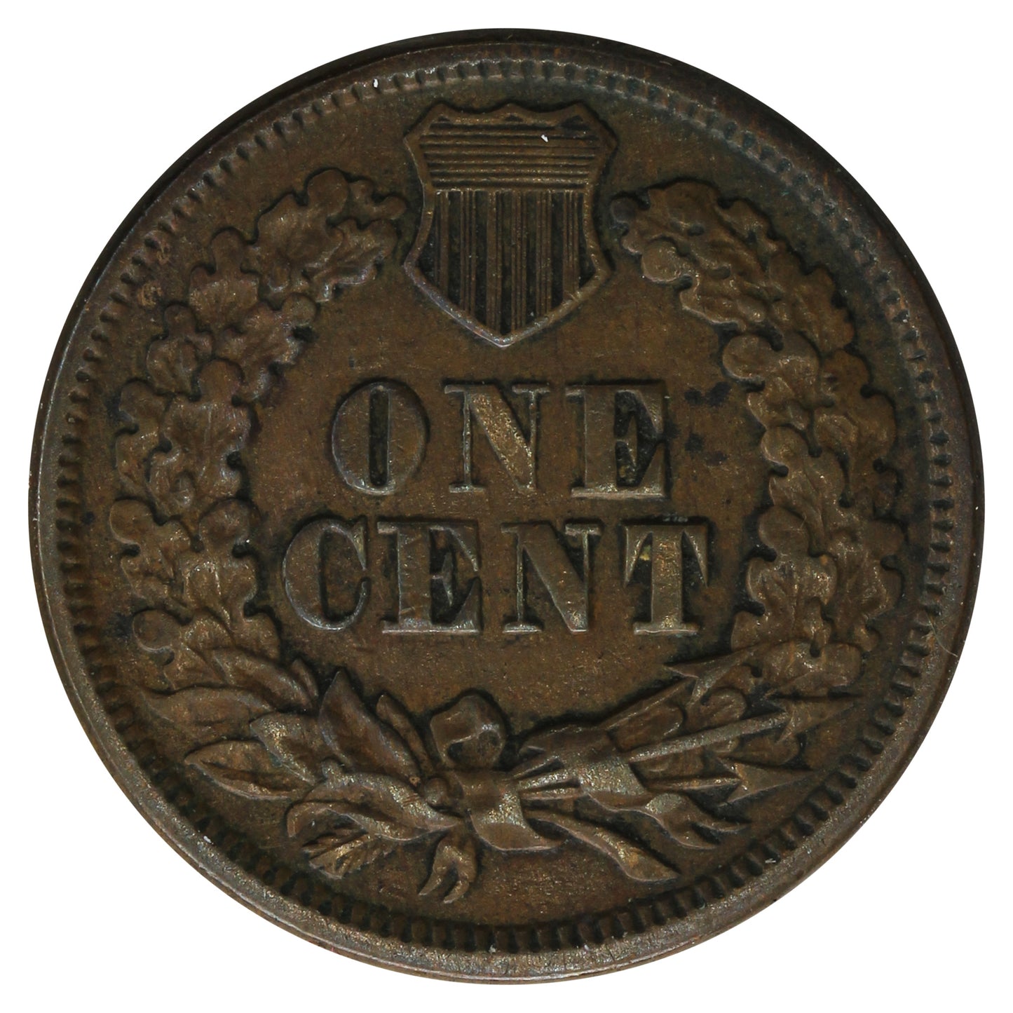 1865 Plain 5 USA Cent VF-EF (VF-30) $