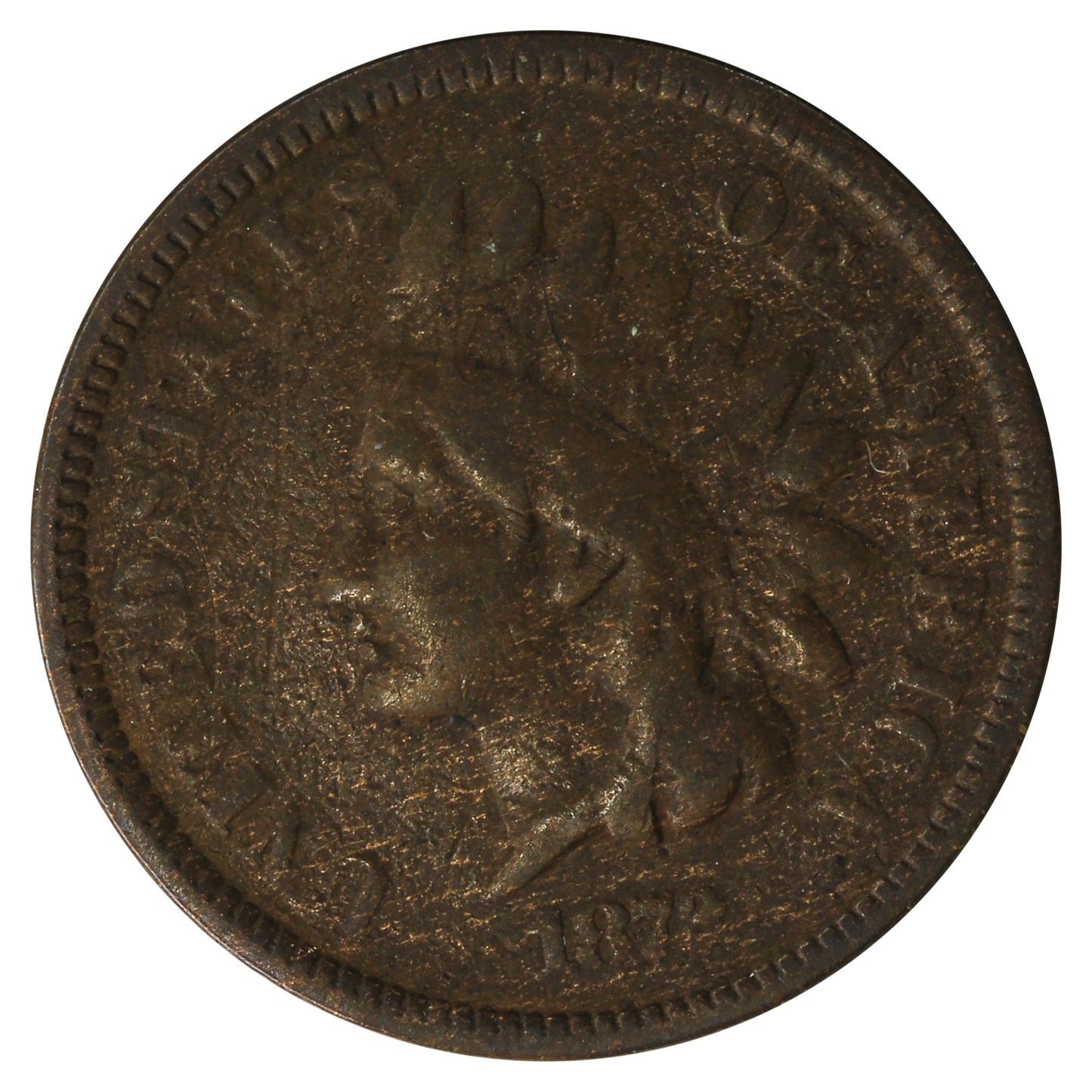 1872 USA Cent Very Good (VG-8) $