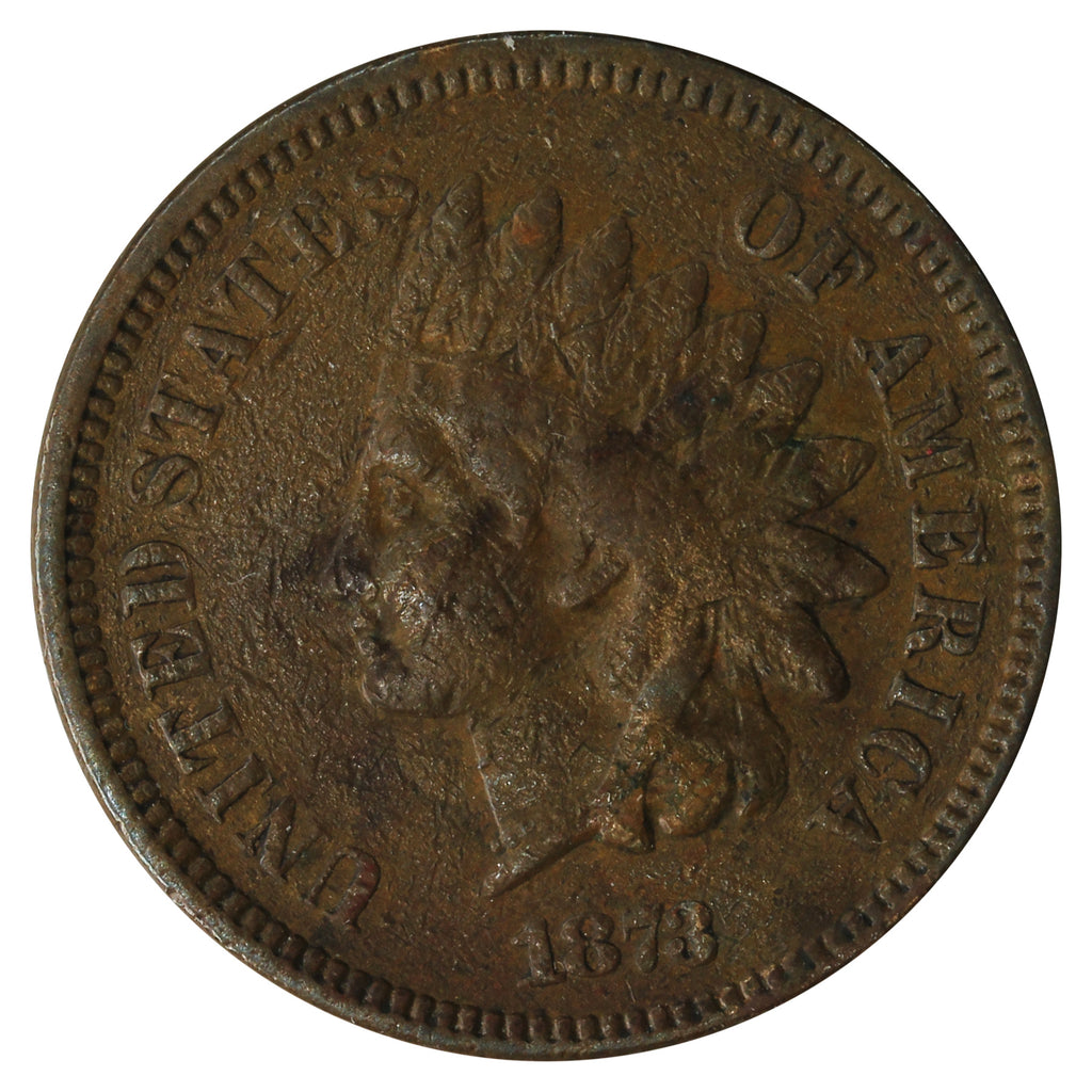 1873 Closed 3 USA Cent F-VF (F-15) $