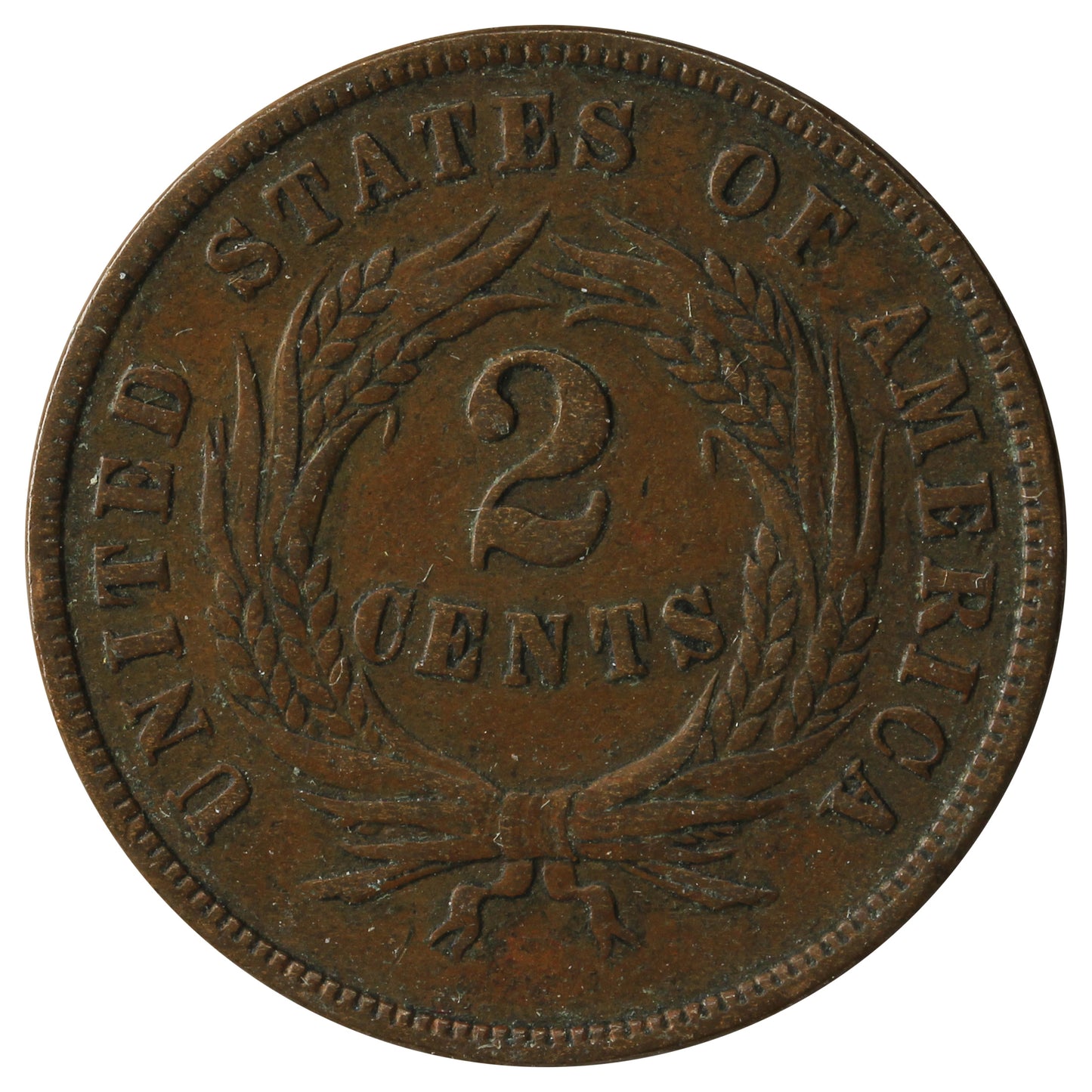 1869 USA 2 Cents VF-EF (VF-30) $