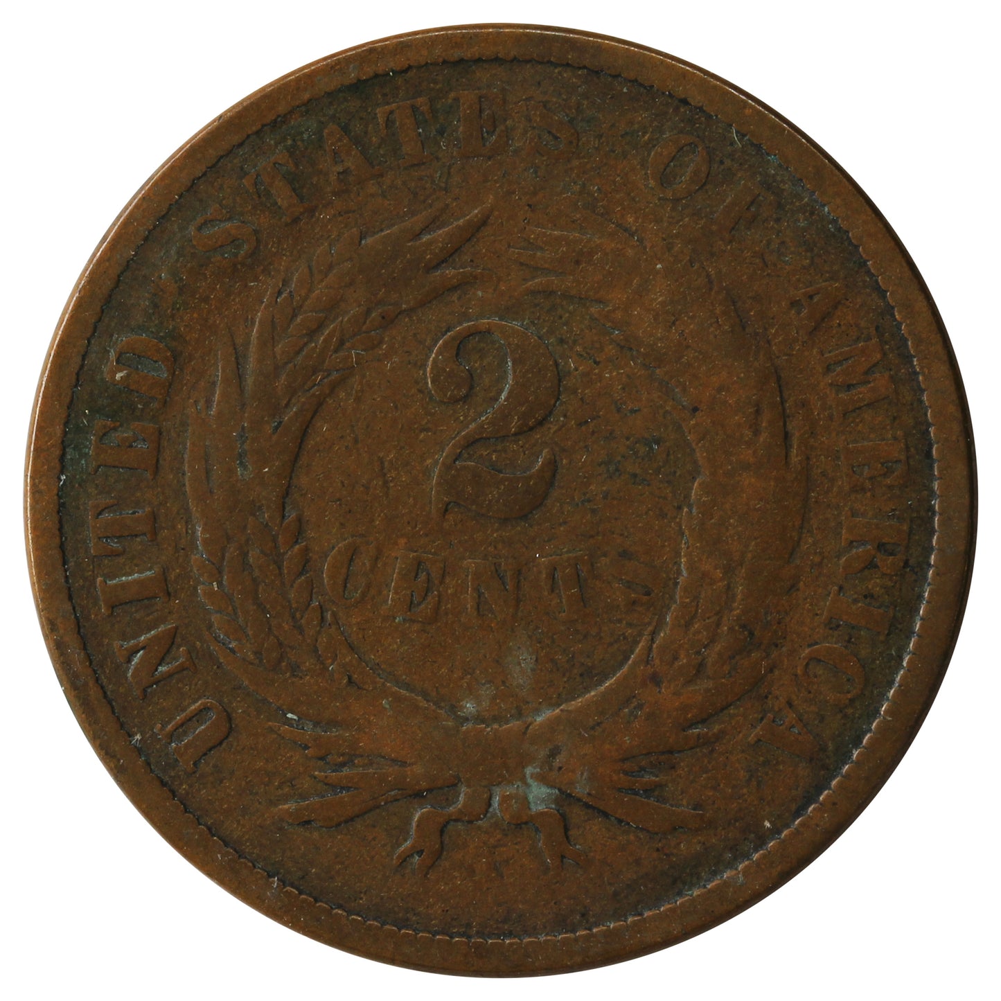 1867 USA 2 Cents F-VF (F-15) $