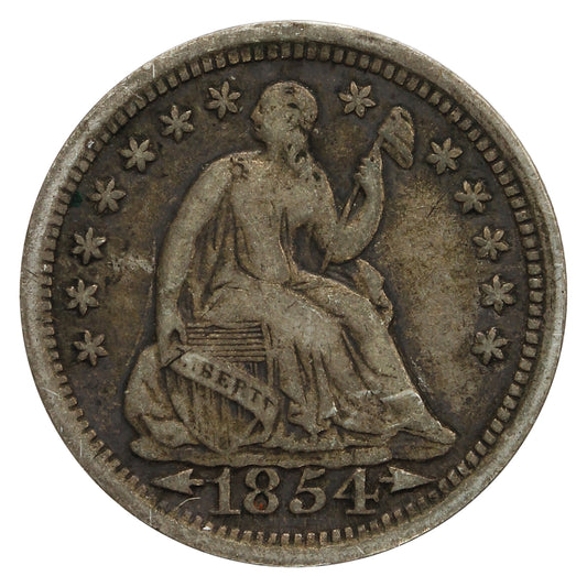 1854 USA Half Dime F-VF (F-15) $