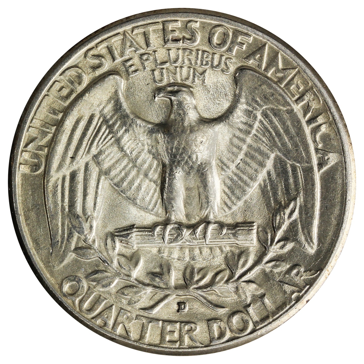 1934 D Heavy Motto USA Quarter AU-UNC (AU-55) $