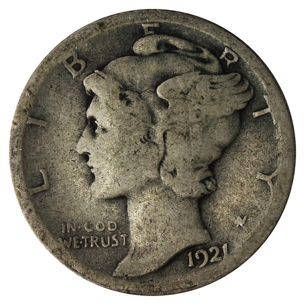 1921 D Dime Good (G-4) $