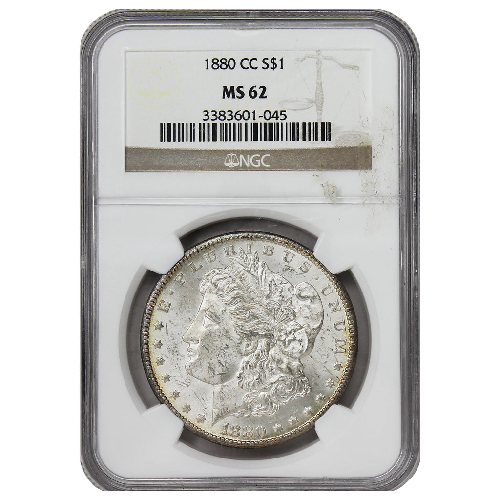 1880 CC USA Dollar NGC Certified MS-62