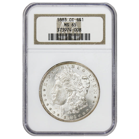 1883 CC USA Dollar NGC Certified MS-65