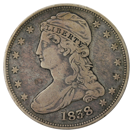 1838 USA Half Dollar VF-EF (VF-30) $