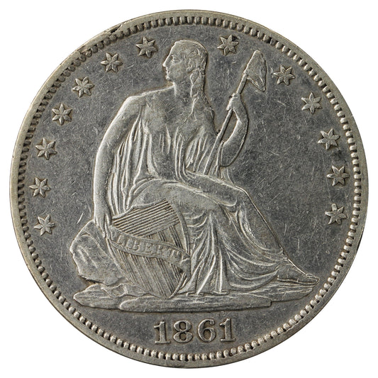 1861 O USA Half Dollar VF-EF (VF-30) $