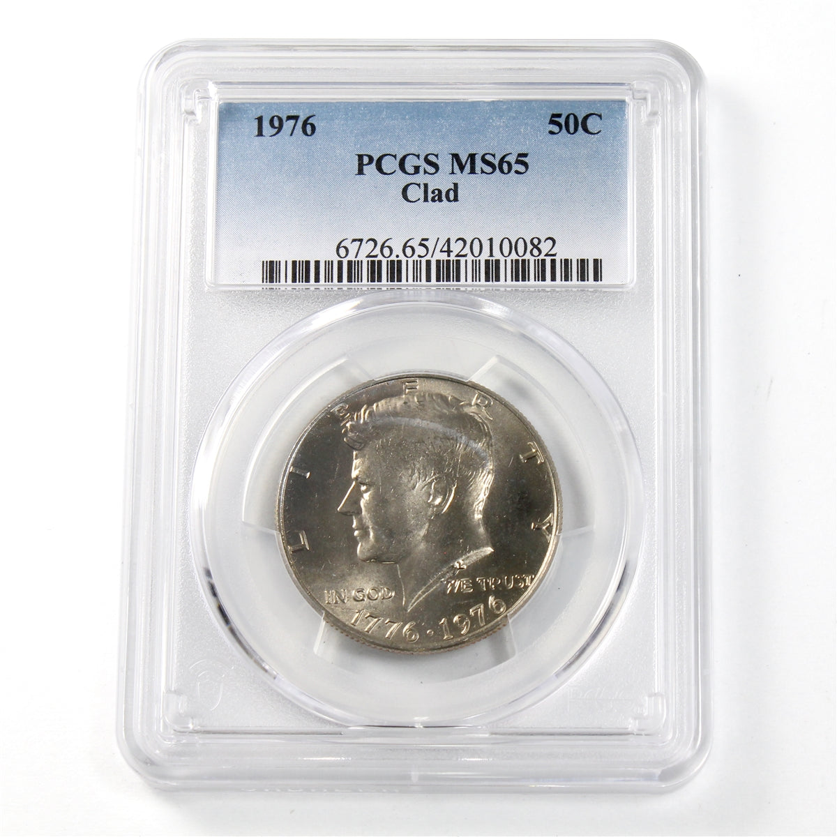 1976 USA Half Dollar PCGS Certified MS-65