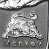 2004 Canada Year of the Monkey Privy 1oz. Silver Maple Leaf (TAX Exempt) Lightly Toned