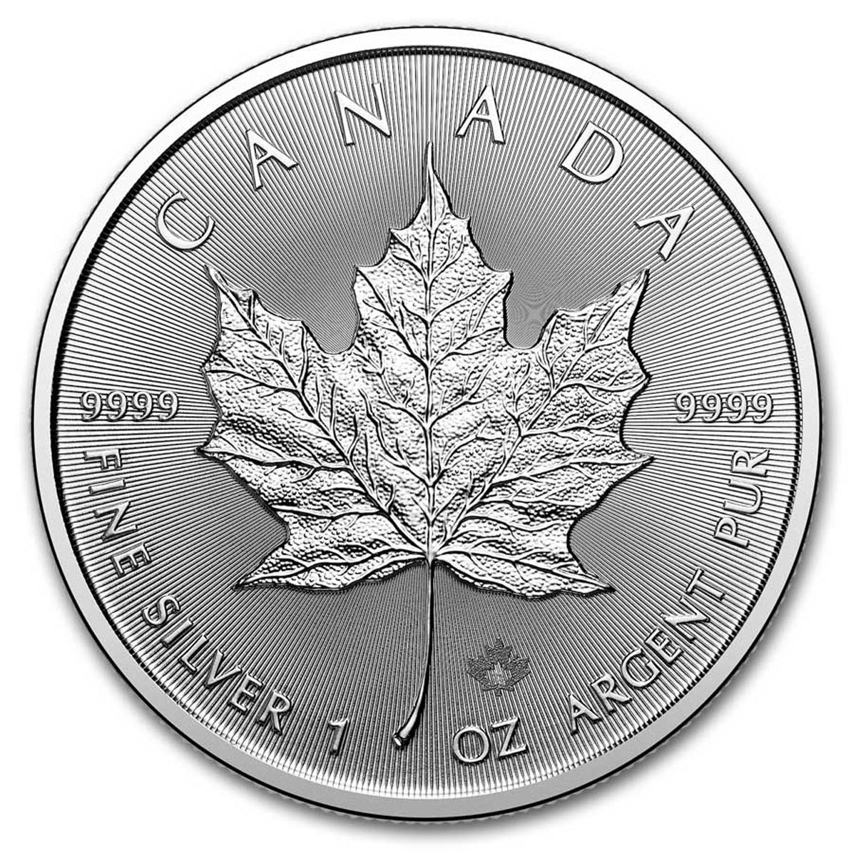 2025 Canada $5 1oz. .9999 Silver Maple Leaf (TAX Exempt)