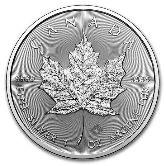 2025 Canada $5 1oz. .9999 Silver Maple Leaf (TAX Exempt)