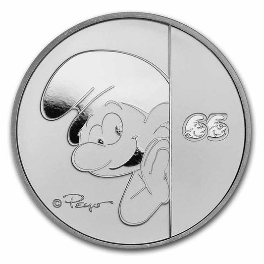 2023 Niue $2 Smurfs 65th Anniversary 1oz .999 Silver (No Tax) Issues